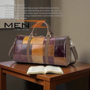 Túi Xách Du Lịch Phối Màu Phá Cách Thời Trang MenZ TT01