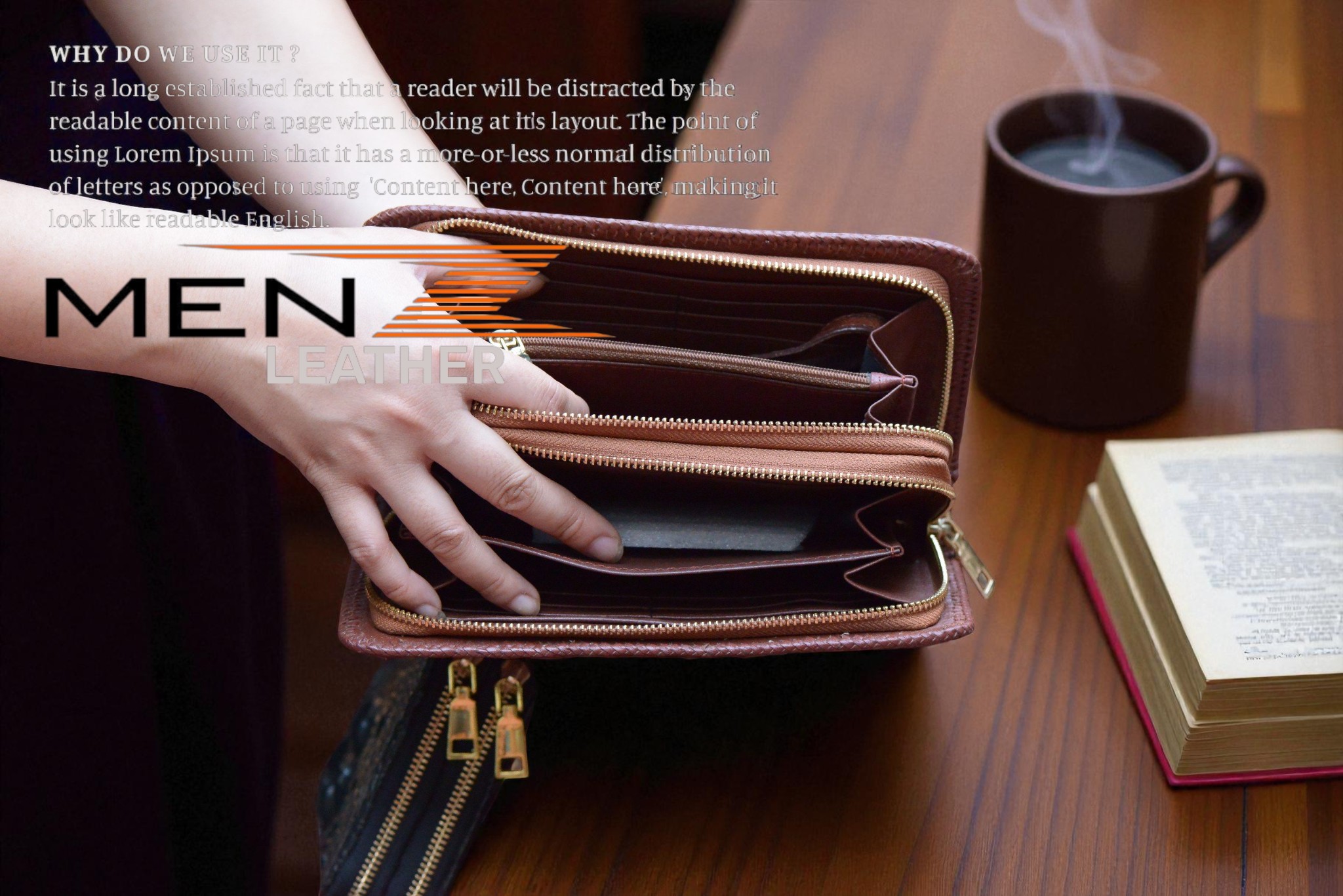 bóp da nam 100% da cá sấu thật 2 khóa đan viền thủ công menz