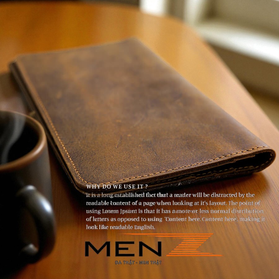 ví da nam cầm tay menz