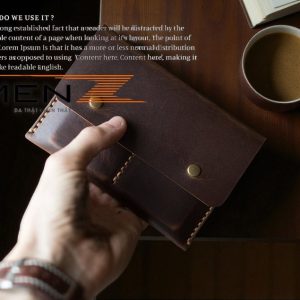 Túi Đựng Đăng Kiểm Xe Ô Tô Da Bò Thật Nguyên Miếng TDK01