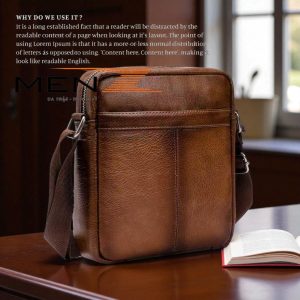 Túi Đeo Chéo Nam Da Bò Thật Thời Trang Hàng Hiệu MenZ TĐC02