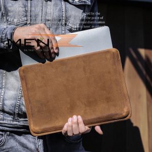 Túi Da Thật Chống Sốc Laptop, Macbook, Surface, Máy tính bảng TCS01
