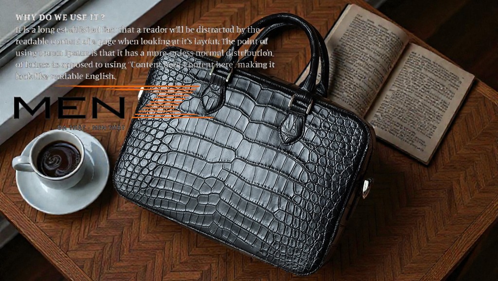 Chứng minh độ bền vượt trội của chất liệu túi da cá sấu MenZ qua năm tháng