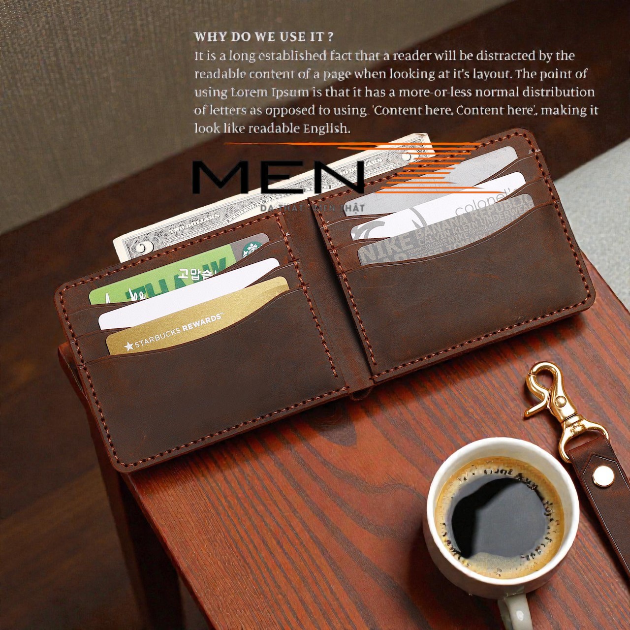 Ảnh ví nam da sáp mới 100% tại MenZ