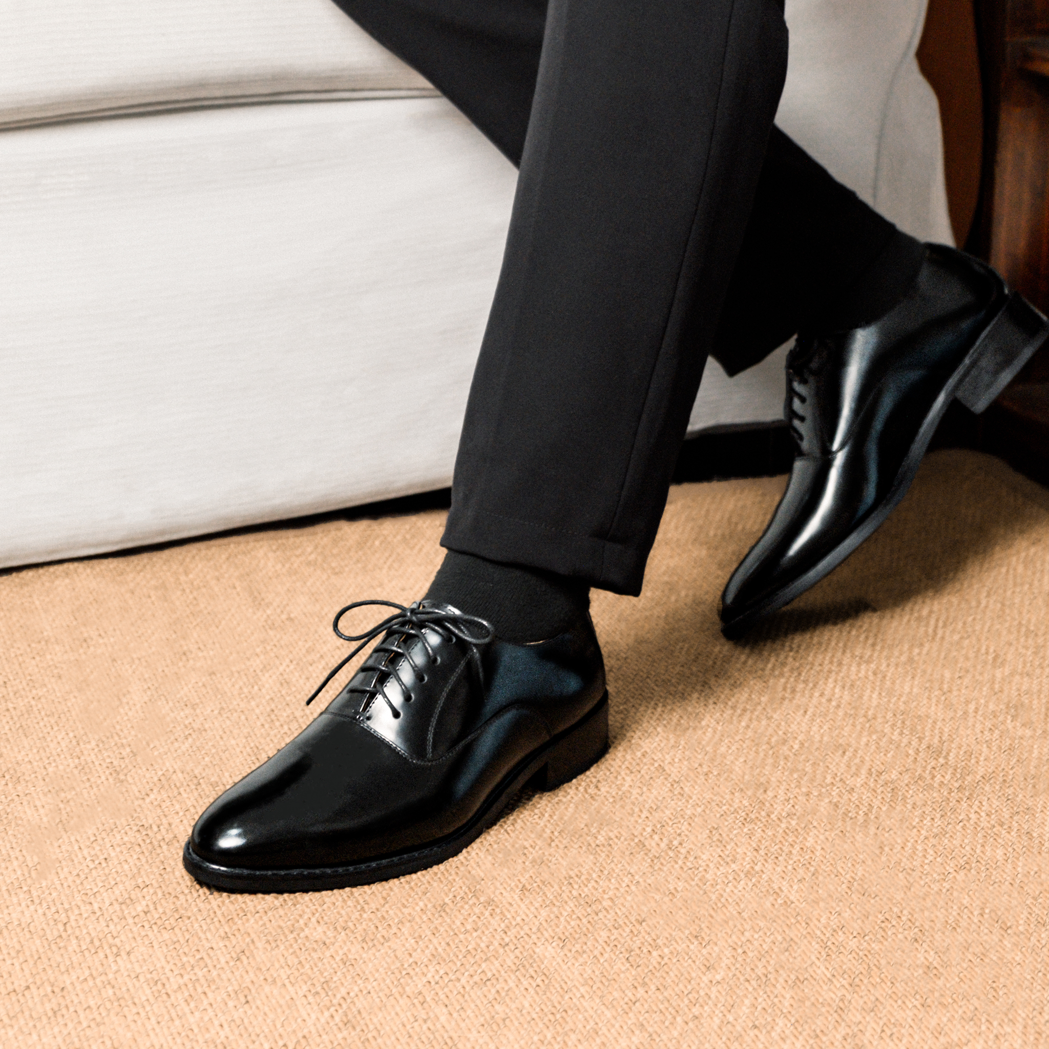 giày nam oxford màu đen mệnh thủy hợp mệnh hỏa