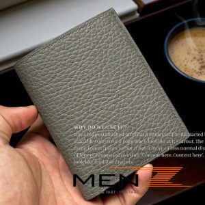 Ví Nam Da Togo Nhập Khâu Tay Thủ Công Tinh Tế MenZ VN17