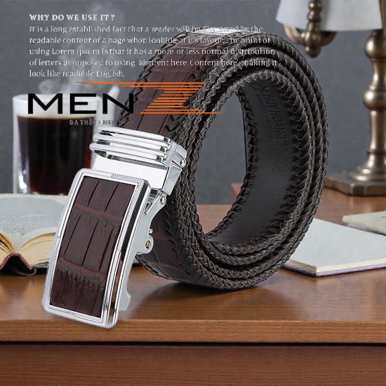 Thắt Lưng Nam Da Cá Sấu Thật, Da Bụng Đa Viền THủ Công Hàng Hiệu MenZ Leather