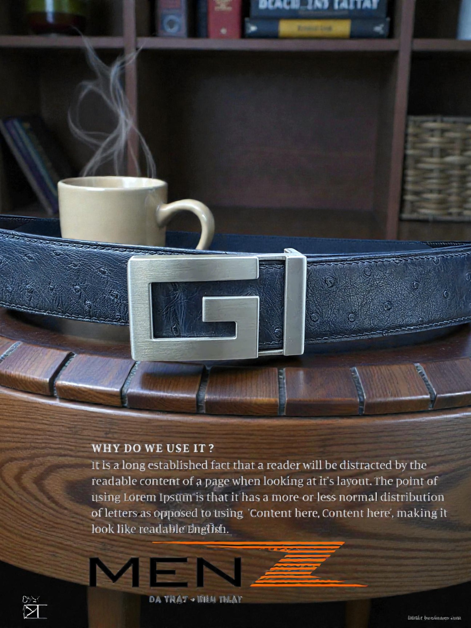 thắt lưng nam da thật MenZ