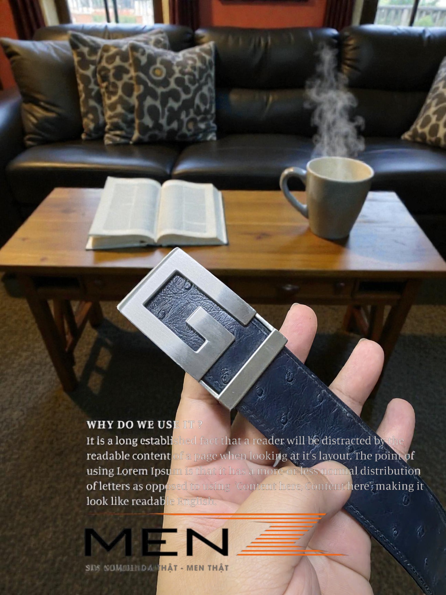 khóa titan cao cấp cho thắt lưng nam