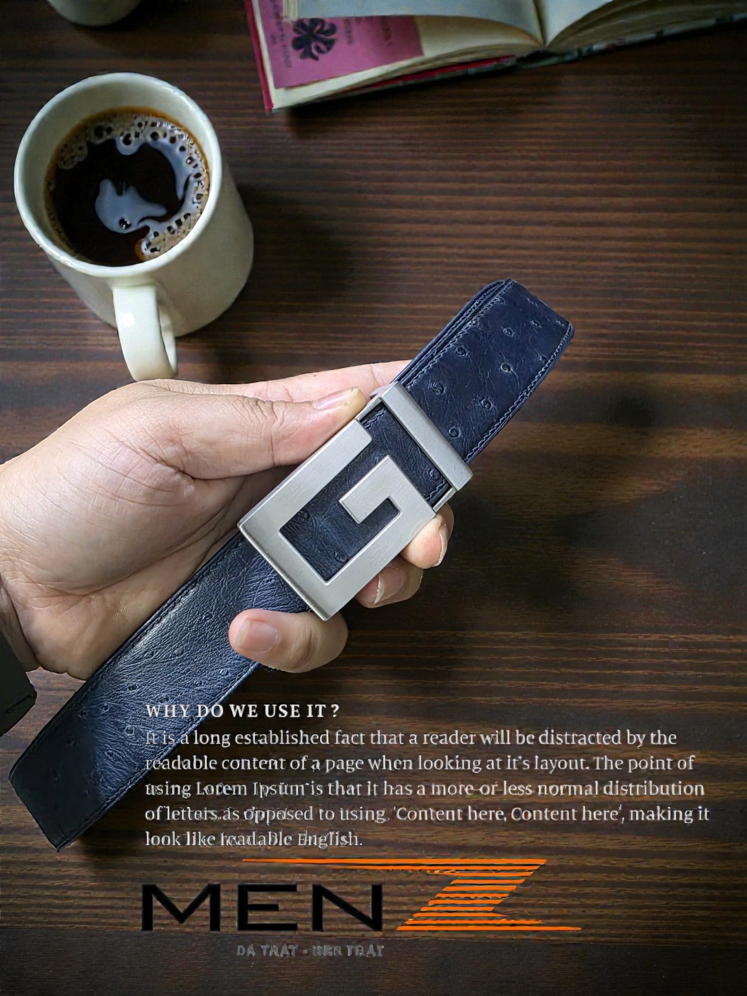 đường chỉ may thủ công thắt lưng da