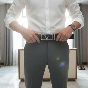 Thắt Lưng Nam Da Epsom Turkey Khóa Tự Động Chữ V MenZ TLN09