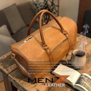 Túi Xách Du Lịch Da Bò Thật Thiết Kế Tinh Tế Thời Trang MenZ TT05